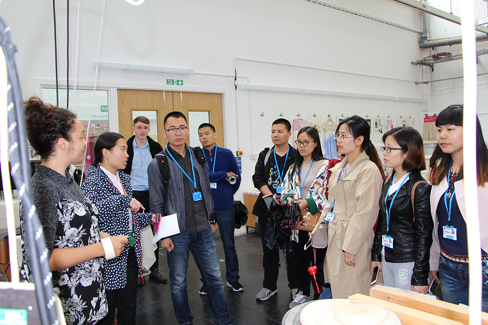 Ten SXPI Visiting Scholars studying in Bradford College in the UK